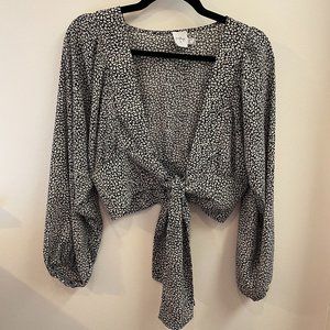 Princess Polly Tie Crop Shirt